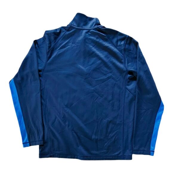Nike Shirt Mens Blue Therma Fit 1/4 Zip Long Sleeve Pullover Medium Athleisure - Picture 2 of 7
